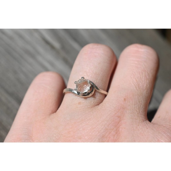 alternative raw diamond engagement rings size 4 5 6 7 8 8 9 10 11 - Picture 1 of 5